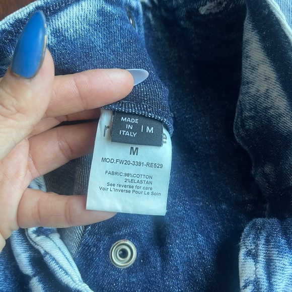 NWOT Retrofete Willa Denim Mini Skirt Medium - Picture 4 of 10